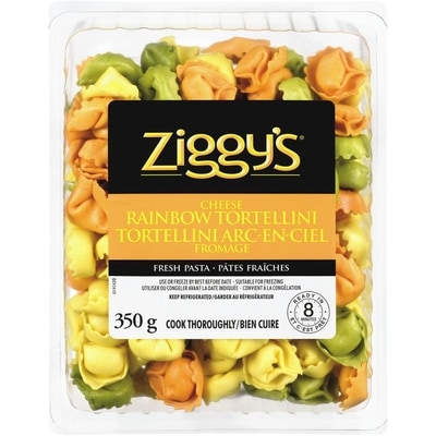 Ziggy’s Tortellini are-en-ciel au fromage, petit 350 g, 1,71 $/100g