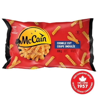 McCain Crinkle Cut French Fries 800 g, $0.31/100g