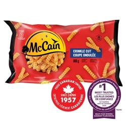 McCain Frites à coupe ondulée 800 g, 0,44 $/100g