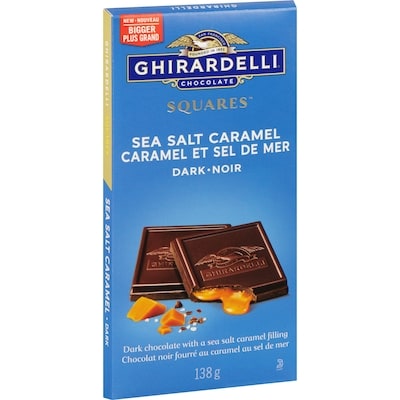Tablette au chocolat noir à la fleur de sel et au caramel