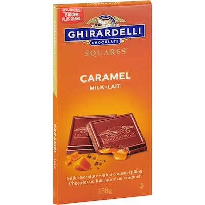 Tablette au chocolat au lait et au caramel
