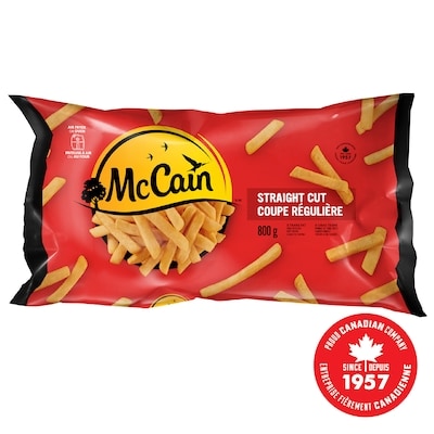 McCain Straight Cut French Fries 800 g, $0.31/100g