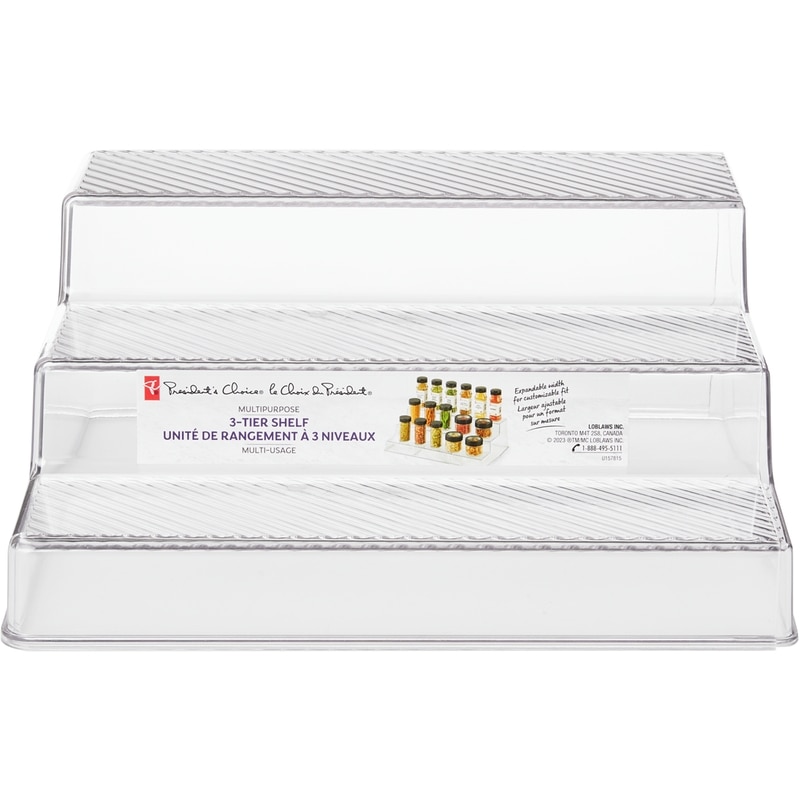 Multipurpose Expandable 3-Tiered Shelf