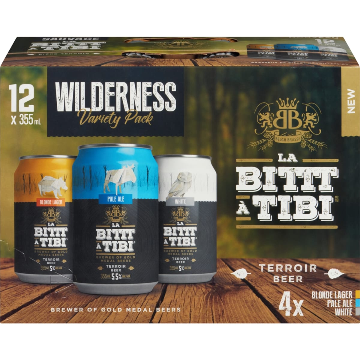 LA Bittt A Tibi Terroir Beer Wilderness Variety Pack (ID required at pick-up) 12x355.0 ml, $0.52/100ml