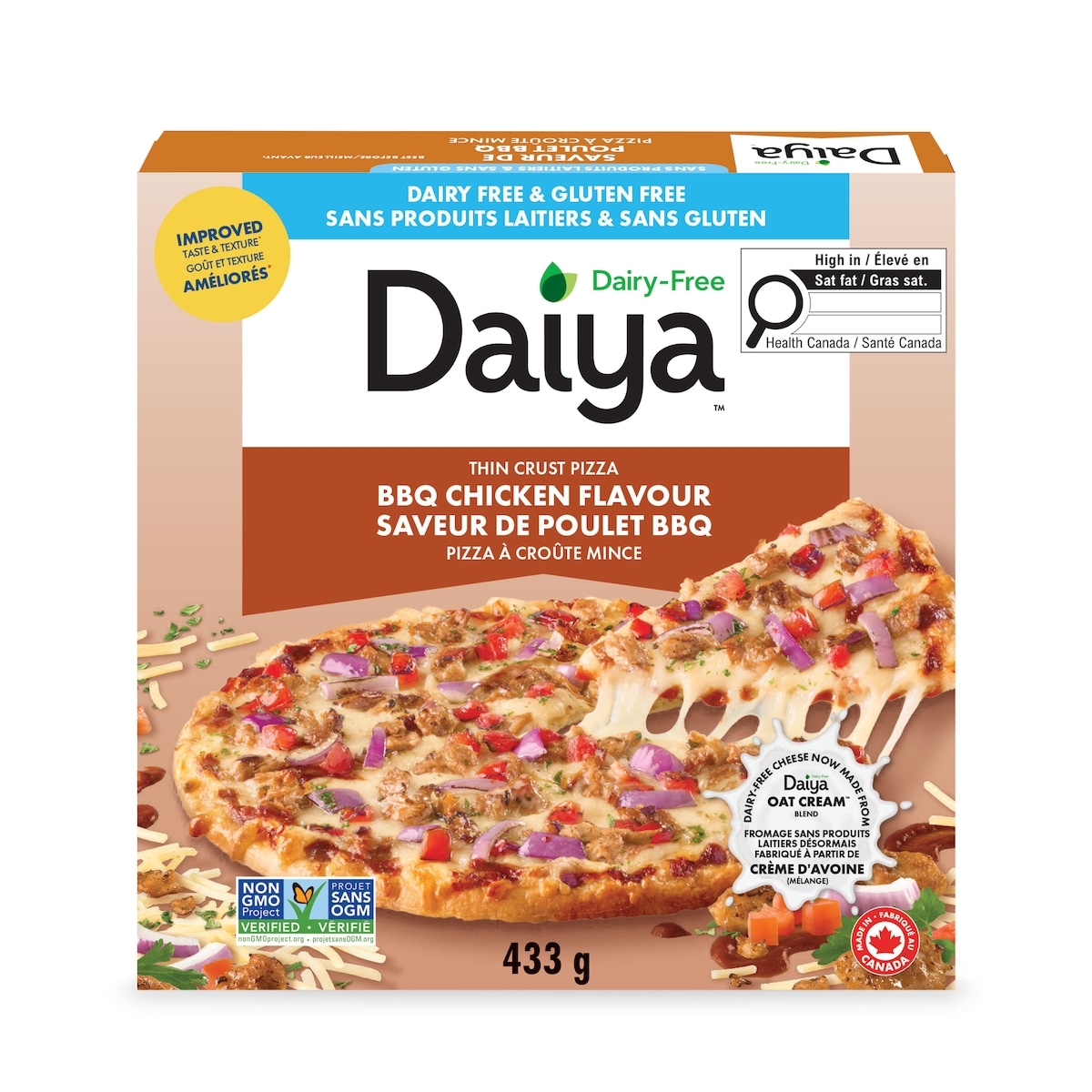 BBQ Chicken Plant-Based Pizza, Gluten Free