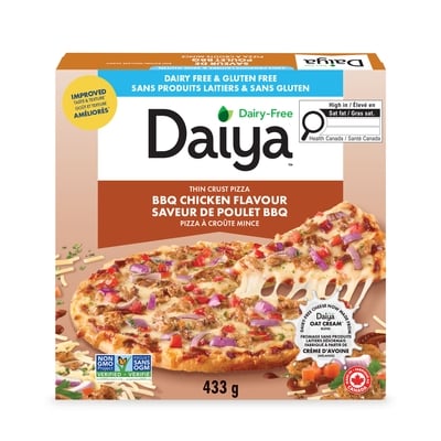Daiya Pizza barbecue au « poulet » végétal sans produits laitiers 433 g, 2,54 $/100g