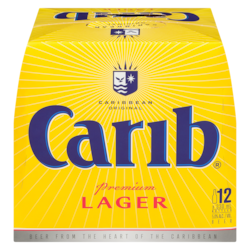Carib Brewery Beer Lager (ID required at pick-up) 12x330.0 ml, $0.63/100ml