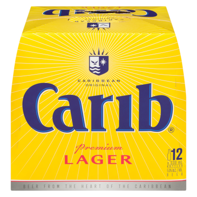 Carib Brewery Beer Lager (ID required at pick-up) 12x330.0 ml, $0.50/100ml