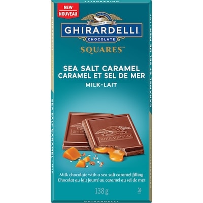 Ghirardelli Milk Chocolate Caramel Sea Salt Bar 138 g, $4.34/100g