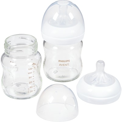 Biberon en verre naturel 120 ml 0m+