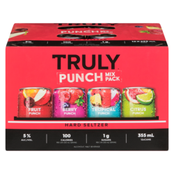 Truly Alcoholic Malt Beverage Hard Seltzer Punch Mix Pack (ID required at pick-up) 12x355.0 ml, $0.54/100ml