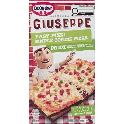 Dr Oetker Giuseppe Pizzeria Easy Pizzi Deluxe 576 g, $1.13/100g