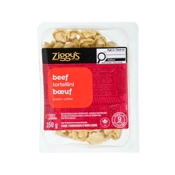 Ziggy’s Tortellini au bœuf 350 g, 1,23 $/100g