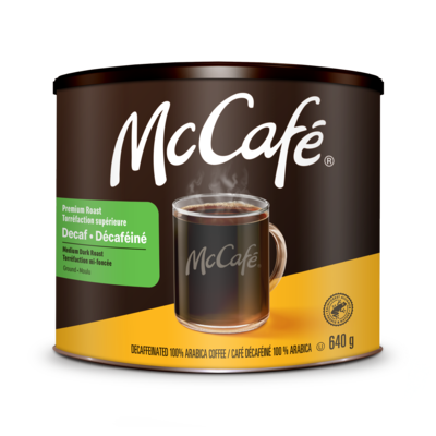 McCafé Café moulu de qualité supérieure, torréfaction mi-foncée, déca 640 g, 4,45 $/100g