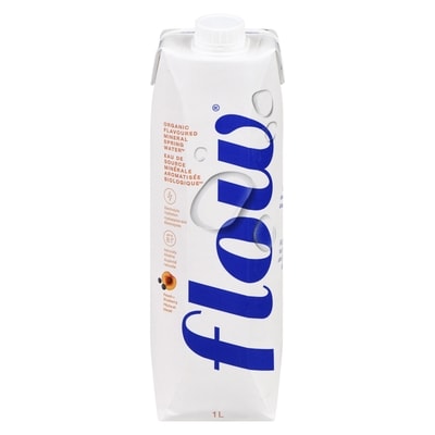 Flow Water Alkaline Spring Water Organic Peach + Blueberry Flavoured Water 1 l, $0.35/100ml