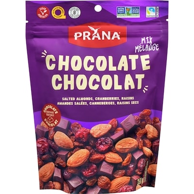 Prana Mélange de chocolat 350 g, 2,29 $/100g