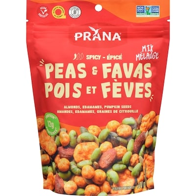 Prana Mélange de pois et de fèves, épicé 400 g, 2,00 $/100g