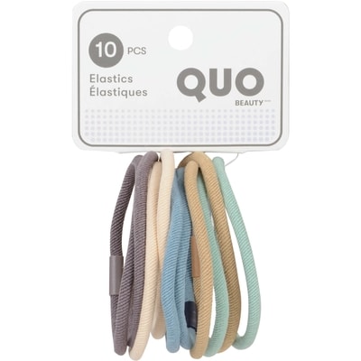 Quo Beauty 10 Pack Elastics With Notch 10 ea, $0.64/1ea