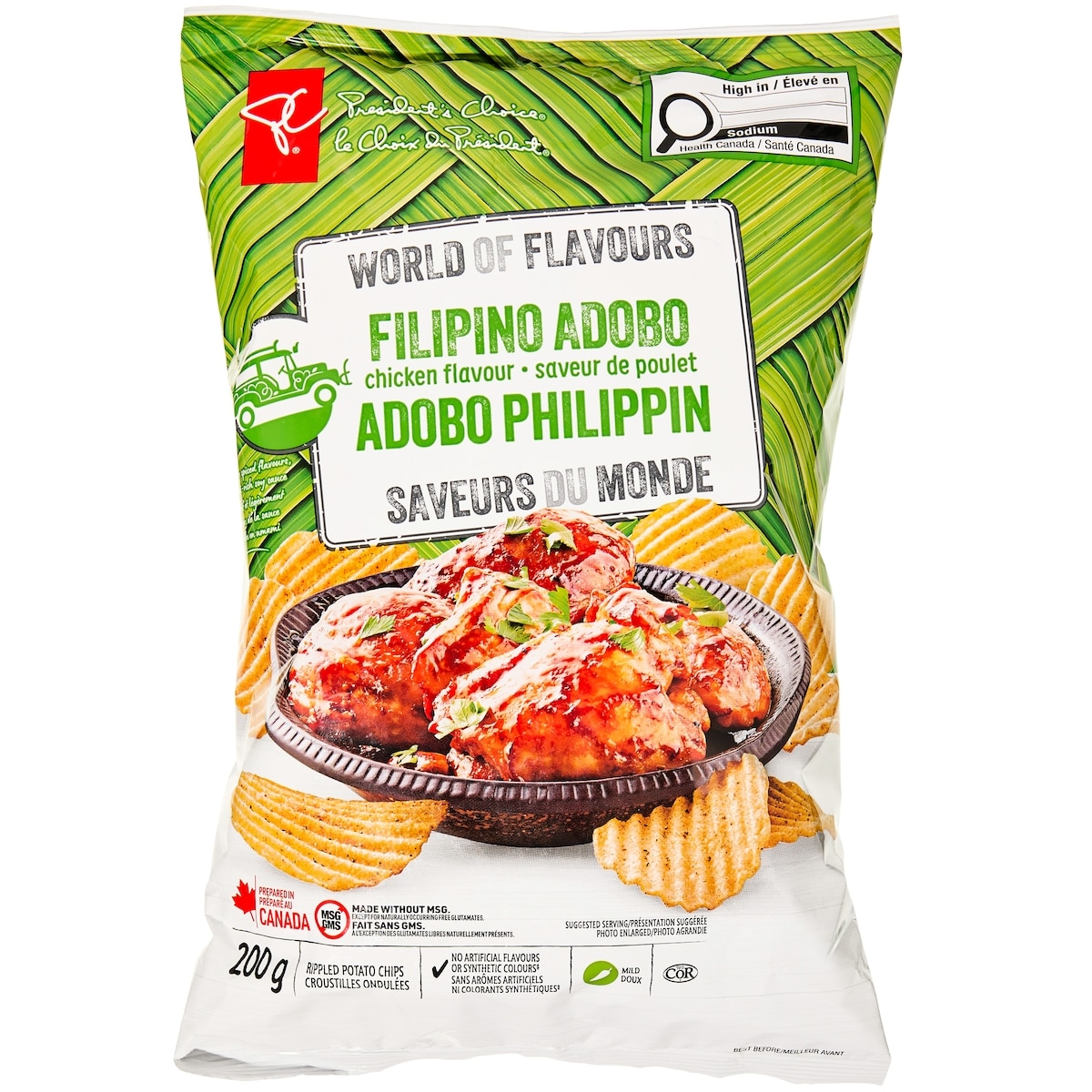 President's Choice Filipino Adobo Chicken Potato Chips