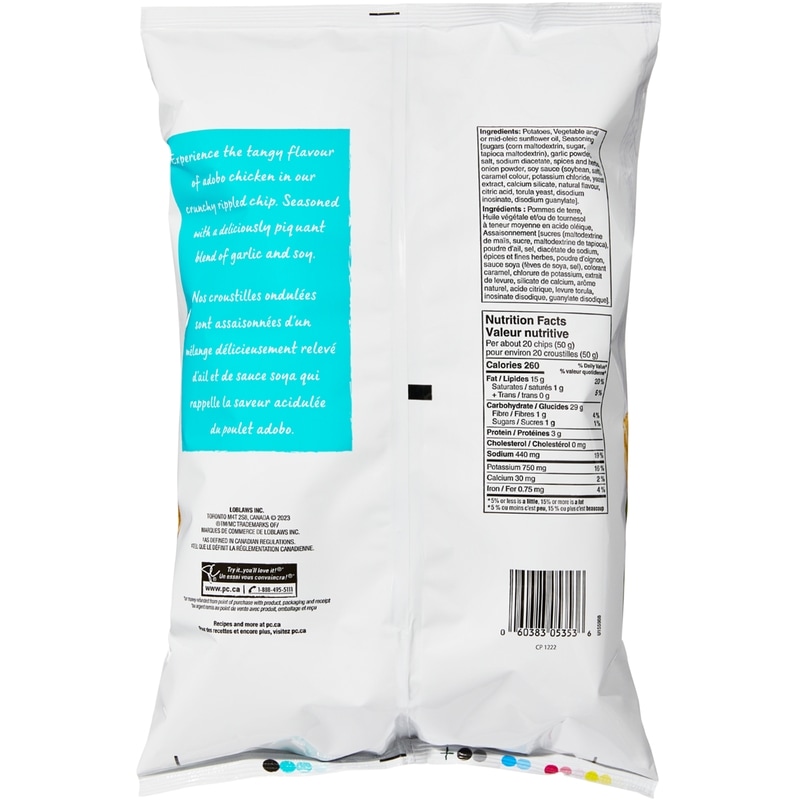 World of Flavours Filipino Adobo Chicken Flavour Rippled Potato Chips