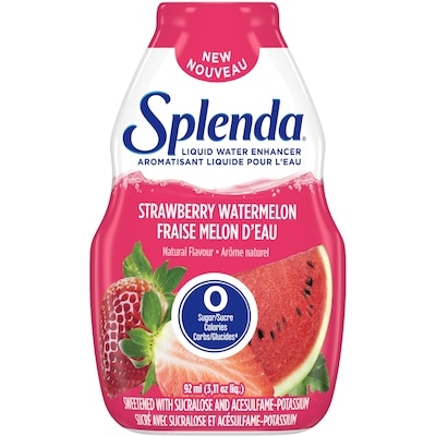 Splenda Fraise Melon D'Eau Aromatisant liquide Pour L'Eau 92 ml, 5,98 $/100ml