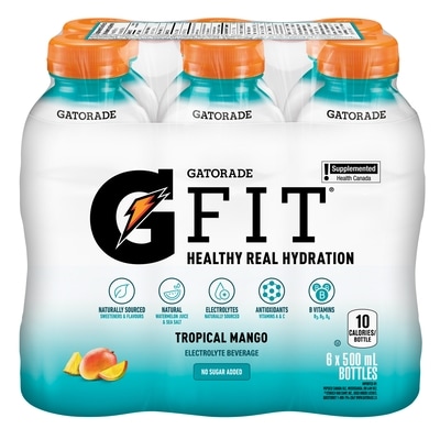 Gatorade G FIT Tropical Mango 6x500.0 ml, $0.35/100ml