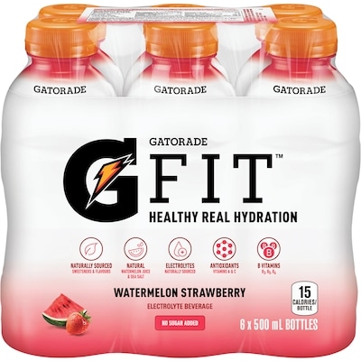 Gatorade G FIT Watermelon Strawberry 6x500.0 ml, $0.35/100ml