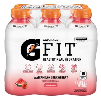 Gatorade G FIT Watermelon Strawberry 6x500.0 ml, $0.35/100ml