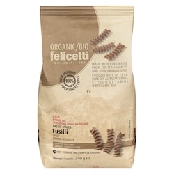 Organic Spelt Wholewheat Flour Pasta Fusilli