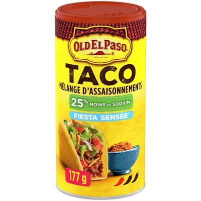 Old El Paso Assaisonnement pour tacos, aromatisé Smart Fiesta 177 g, 4,51 $/100g