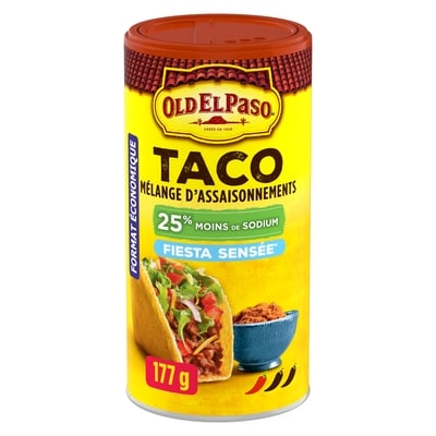 Old El Paso Assaisonnement pour tacos, aromatisé Smart Fiesta 177 g, 4,51 $/100g
