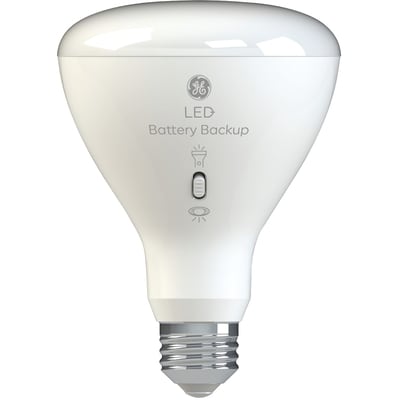 GE Ampoule avec batterie LED+ BR30 65W de remplacement, projecteur d'intérieur, blanc doux 1PK 1 ea, 30,00 $/1ch