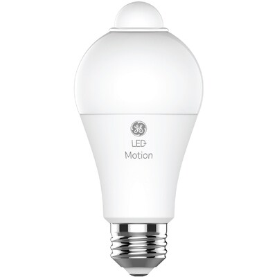 GE Ampoule avec détecteur de mouvement à intensité variable LED+ de 75 watts EQ, A21, blanc doux 1PK 1 ea, 30,00 $/1ch