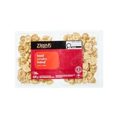 Ziggy’s Tortellinis au bœuf  600 g, 0,83 $/100g