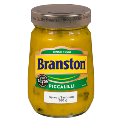 Branston Piccalilli 360 g, 1,67 $/100g