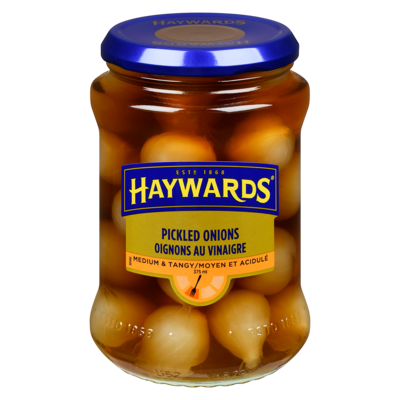 Haywards Silverskin Onion Pickled In A Medium & Tangy Vinegar 375 ml, $2.40/100ml