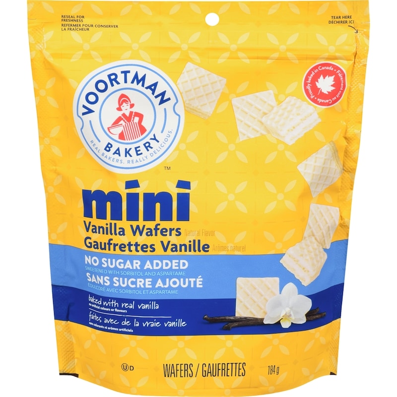 No Sugar Added Vanilla Mini Wafers