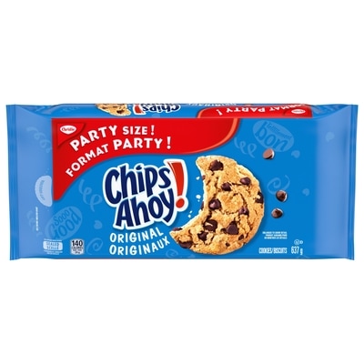 Christie Chips Ahoy! Original Cookies, Chocolate Chip, Party Size 637 g, $1.41/100g