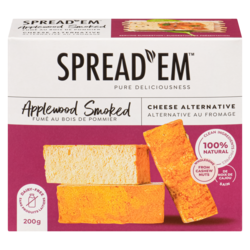Spread’em Kitchen Co. Alternative au fromage fumé au bois de pommier 200 g, 6,00 $/100g