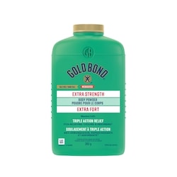 Medicated Extra Strength Body Powder, Triple Action Relief