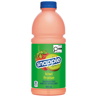 Snapple Kiwi Fraise 945 ml, 0,35 $/100ml