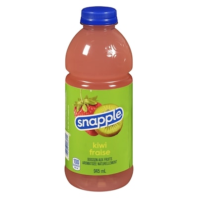 Snapple Kiwi fraise 945 ml, 0,35 $/100ml