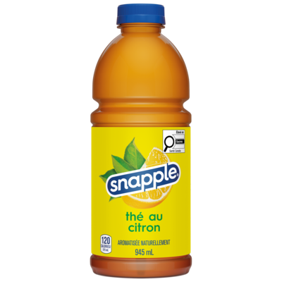 Snapple Thé au citron 945 ml, 0,35 $/100ml