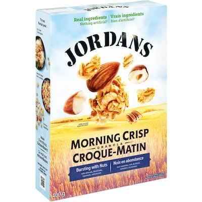 Jordans Morning Crisp Bursting With Nuts Granola Cereal 400 g, $1.87/100g