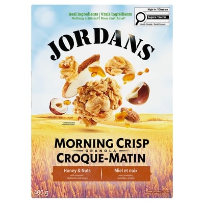 Jordans Morning Crisp Honey & Nuts Granola Cereal 400 g, $1.87/100g