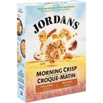 Jordans Morning Crisp Honey & Nuts Granola Cereal 400 g, $1.87/100g
