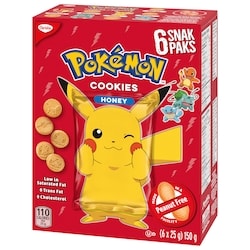 Christie POKEMON HONEY SNAK PAK, peanut free so they're the