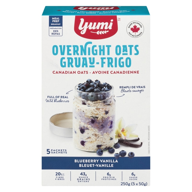 Overnight Oats, Blueberry Vanilla