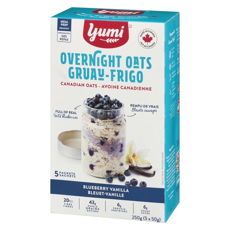 Overnight Oats, Blueberry Vanilla