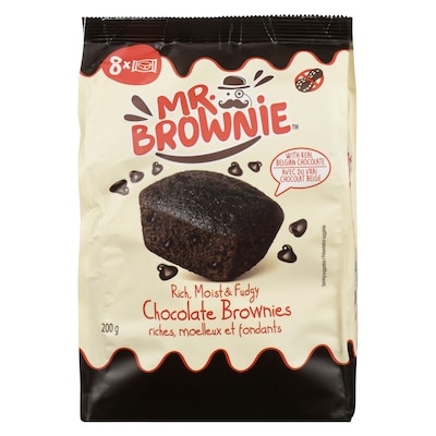 Mr. Brownie Chocolate Brownies 12x200.0 g, $2.00/100g